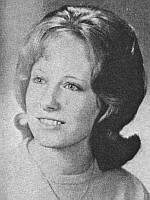 Yearbook image of Bonnie Woodward